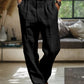 Soft Cotton-Linen Straight-Leg Pants